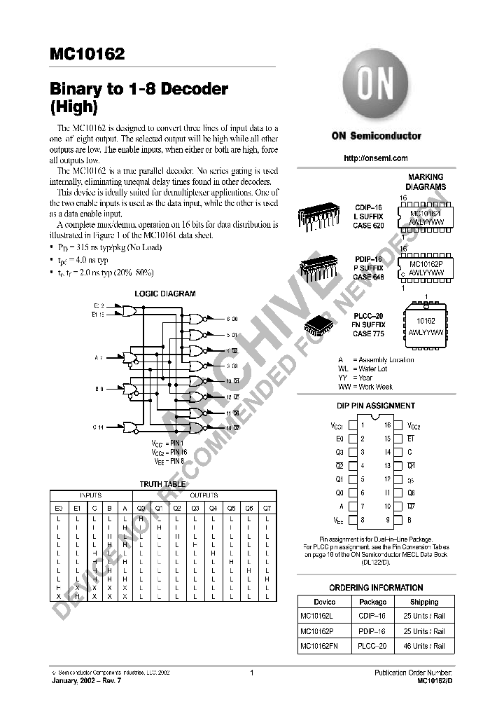 MC10162_785261.PDF Datasheet