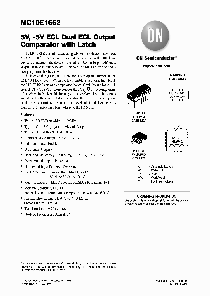 MC10E165206_742198.PDF Datasheet