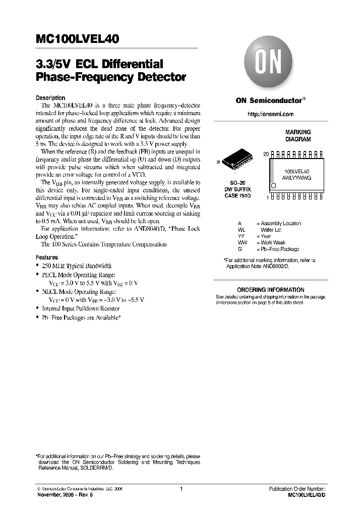 MC100LVEL4006_753386.PDF Datasheet