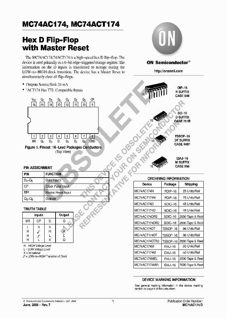 MC74ACT174DR2_845505.PDF Datasheet