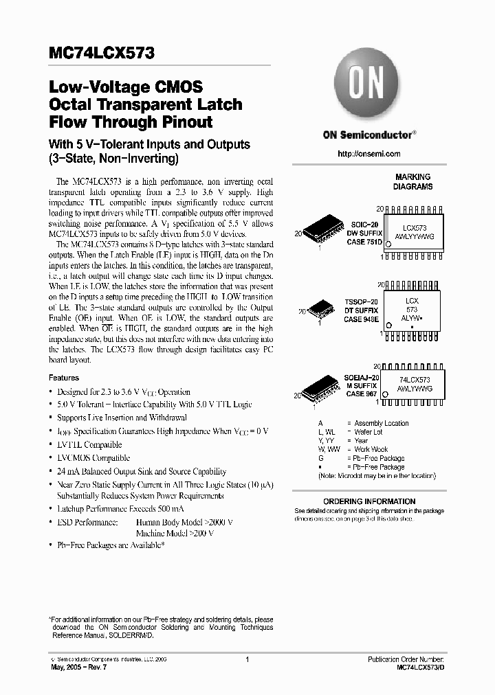 MC74LCX573DTG_748539.PDF Datasheet