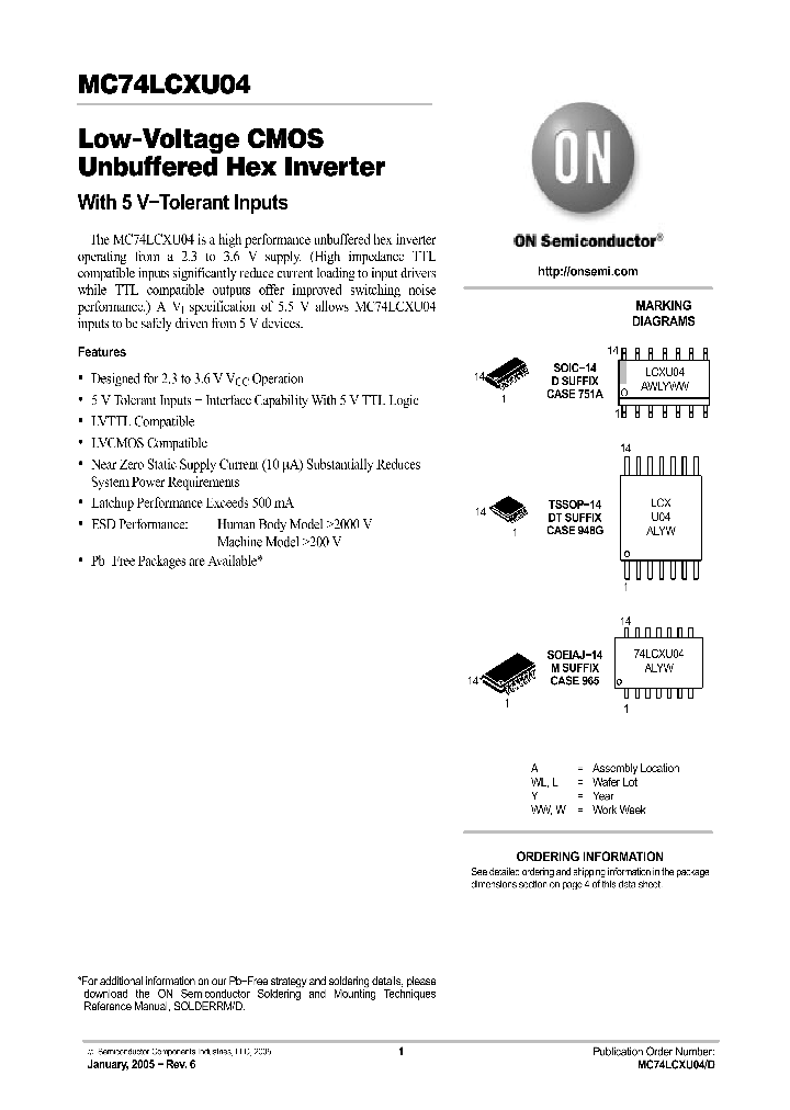 MC74LCXU04_748992.PDF Datasheet