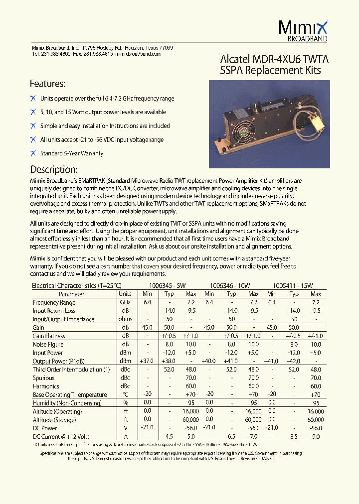 MDR-4XU6_720507.PDF Datasheet