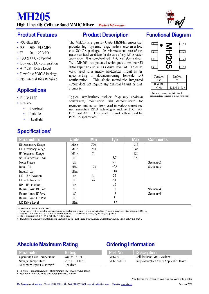 MH205_676306.PDF Datasheet