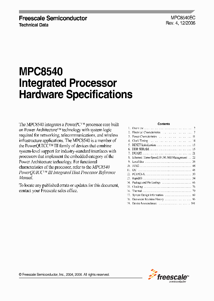 MPC8540CPX833JC_940981.PDF Datasheet