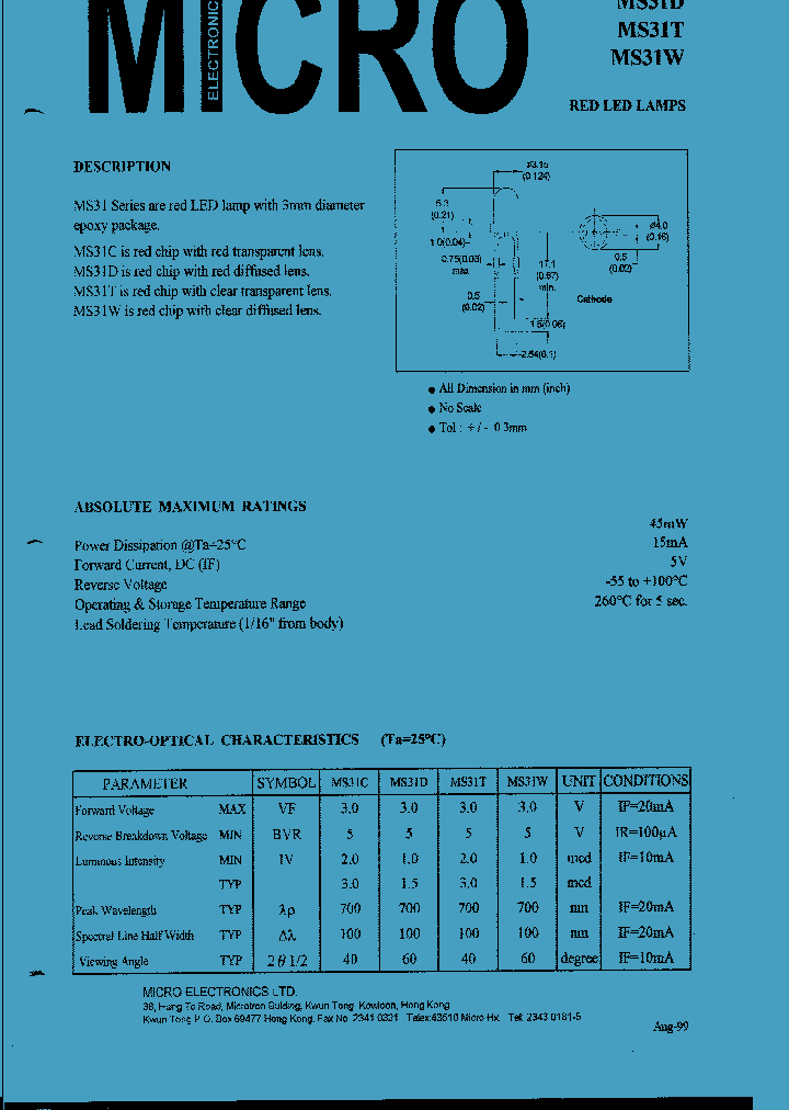 MS31_1014762.PDF Datasheet