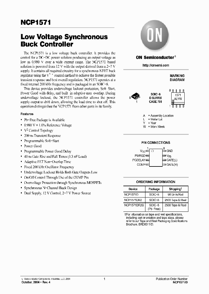 NCP1571DR2G_707411.PDF Datasheet