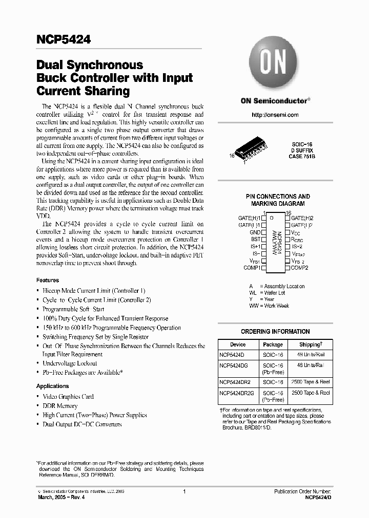 NCP5424DR2G_758571.PDF Datasheet