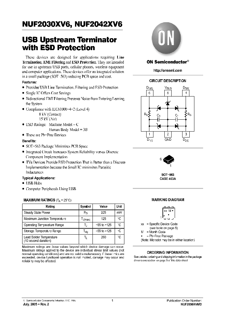 NUF2030XV6T1_708361.PDF Datasheet