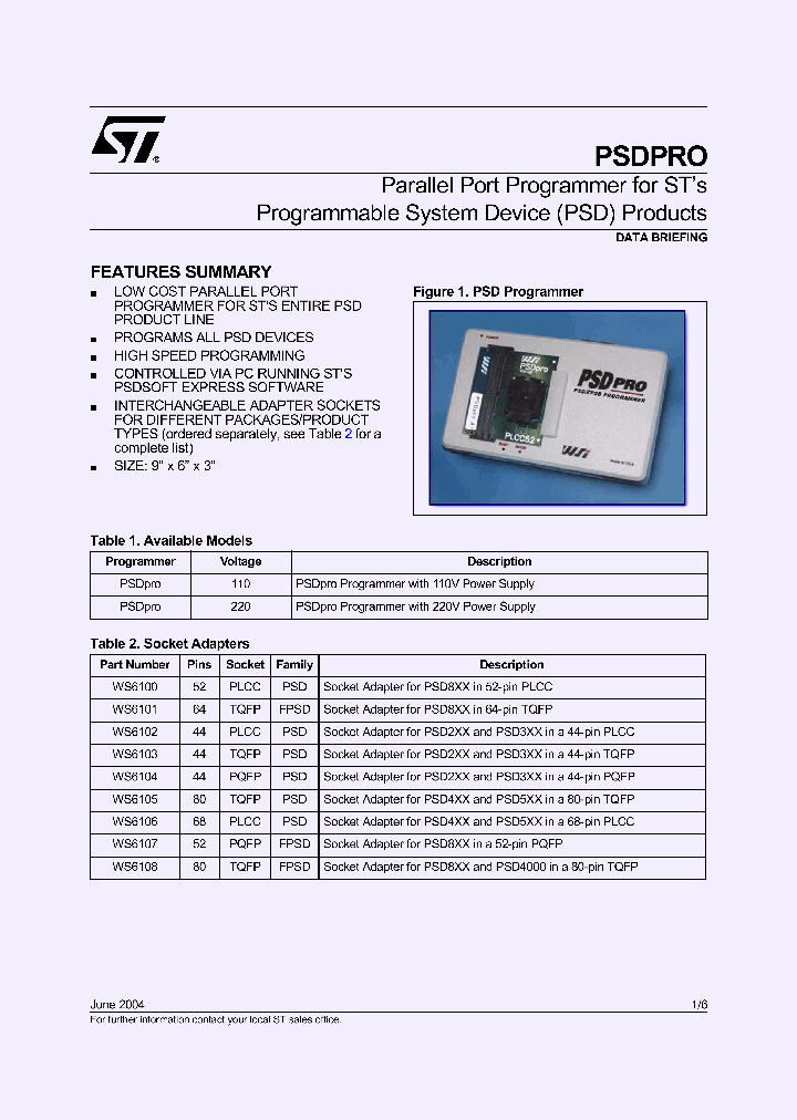 PSDPRO220_693521.PDF Datasheet