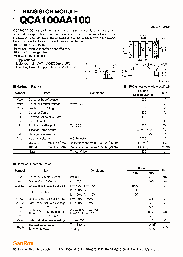 QCA100AA100_889923.PDF Datasheet