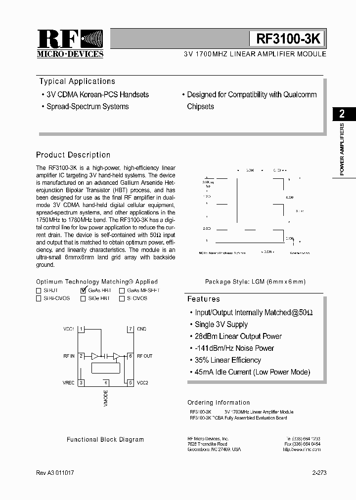 RF3100-3K_892831.PDF Datasheet