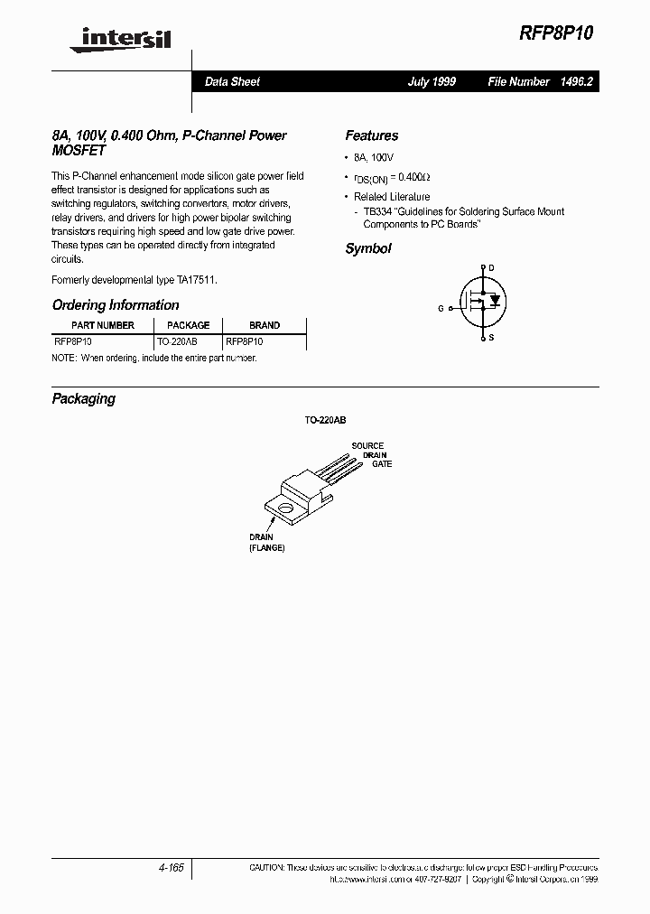 RFP8P10_771868.PDF Datasheet