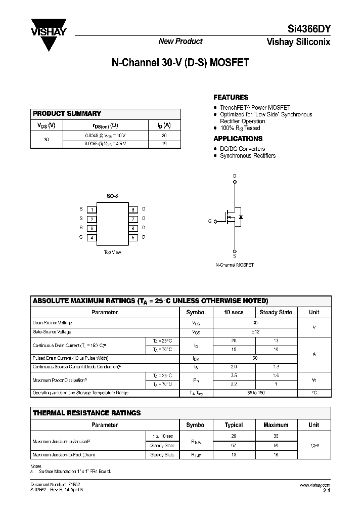 SI4366DY_823071.PDF Datasheet