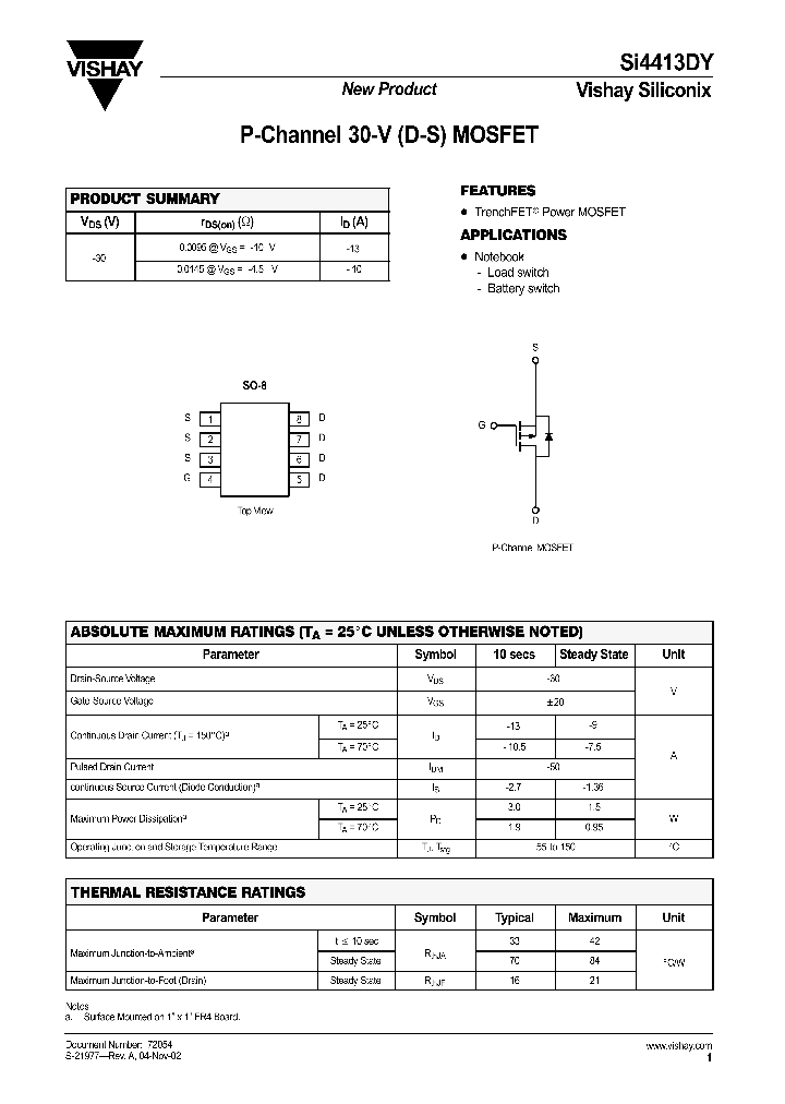 SI4413DY_880254.PDF Datasheet