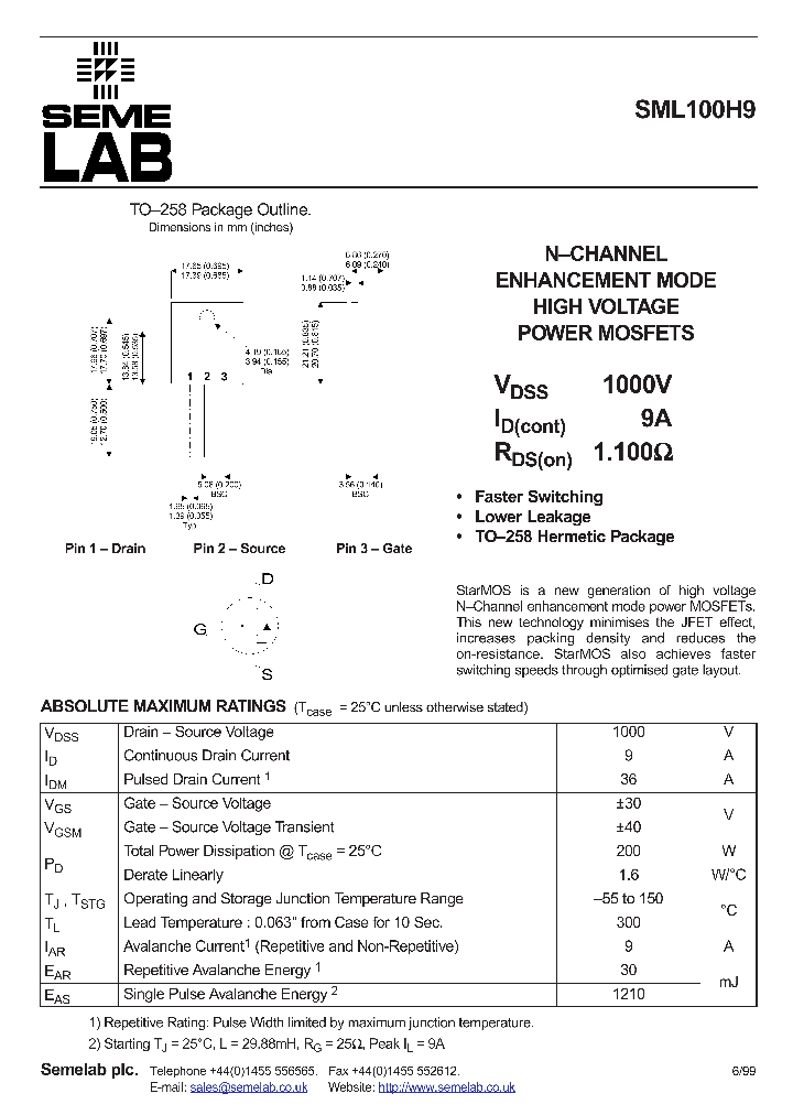 SML100H9_1026410.PDF Datasheet