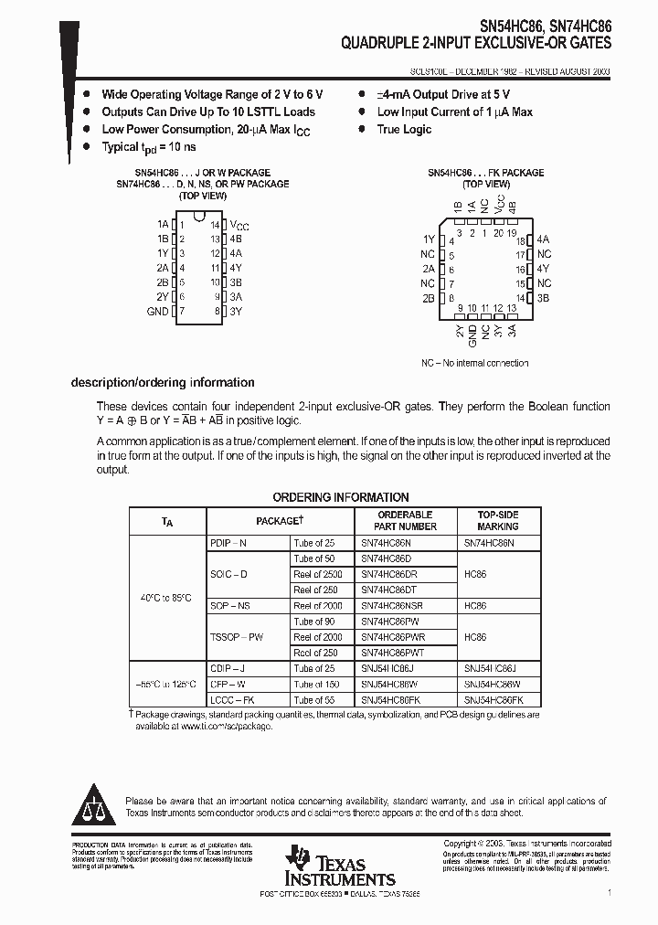SN74HC86DR_799154.PDF Datasheet