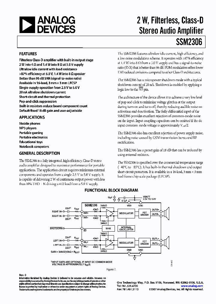 SSM2306_834866.PDF Datasheet