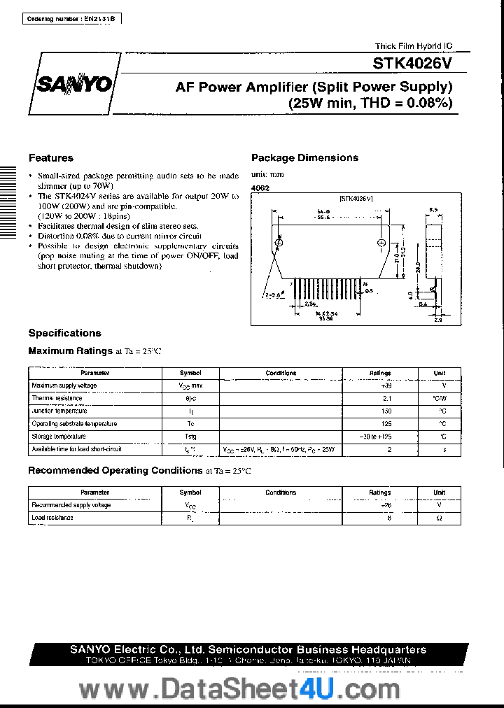 STK4026V_957935.PDF Datasheet