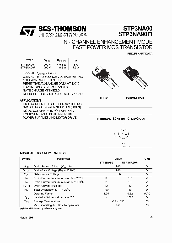 STP3NA90FI_836857.PDF Datasheet