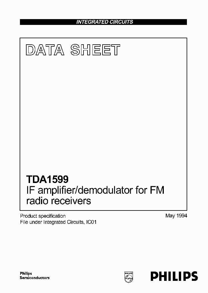 TDA1599T_811156.PDF Datasheet