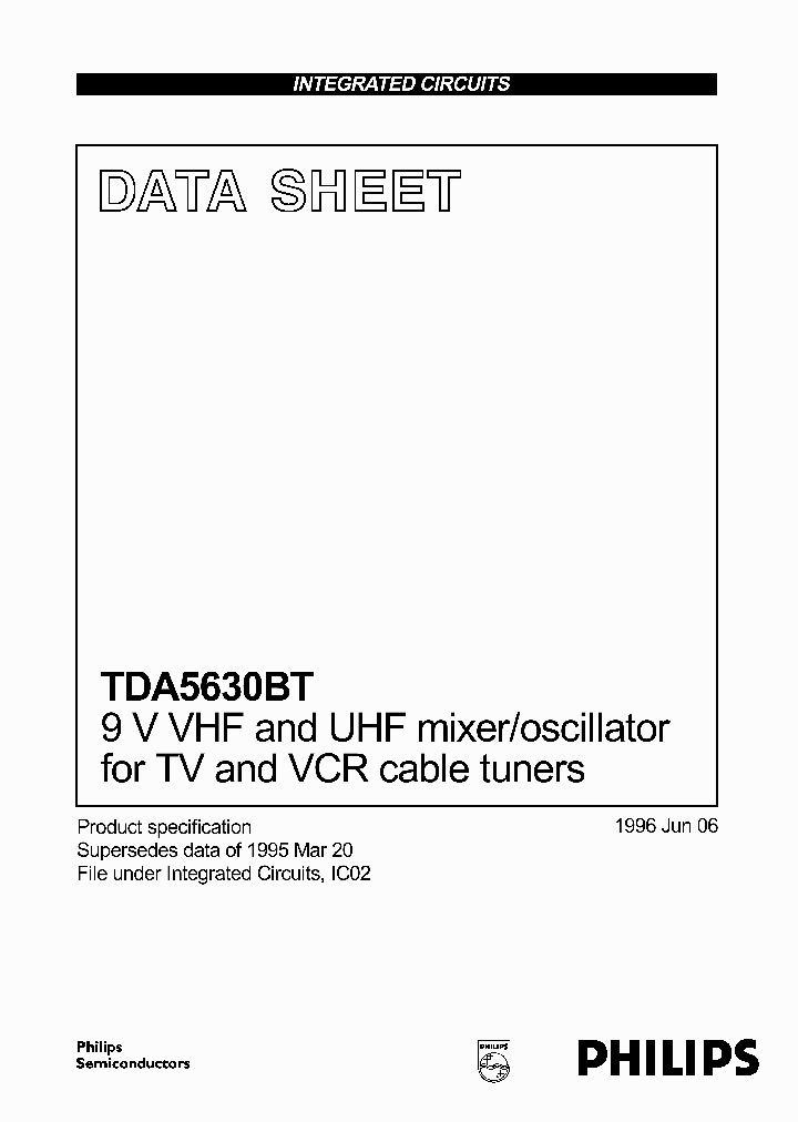 TDA5630BT_821139.PDF Datasheet