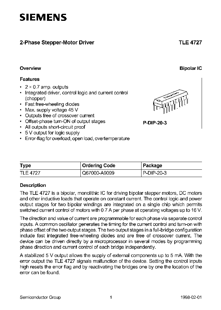 TLE4727_951938.PDF Datasheet