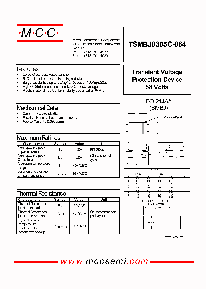 TSMBJ0305C-064_826434.PDF Datasheet
