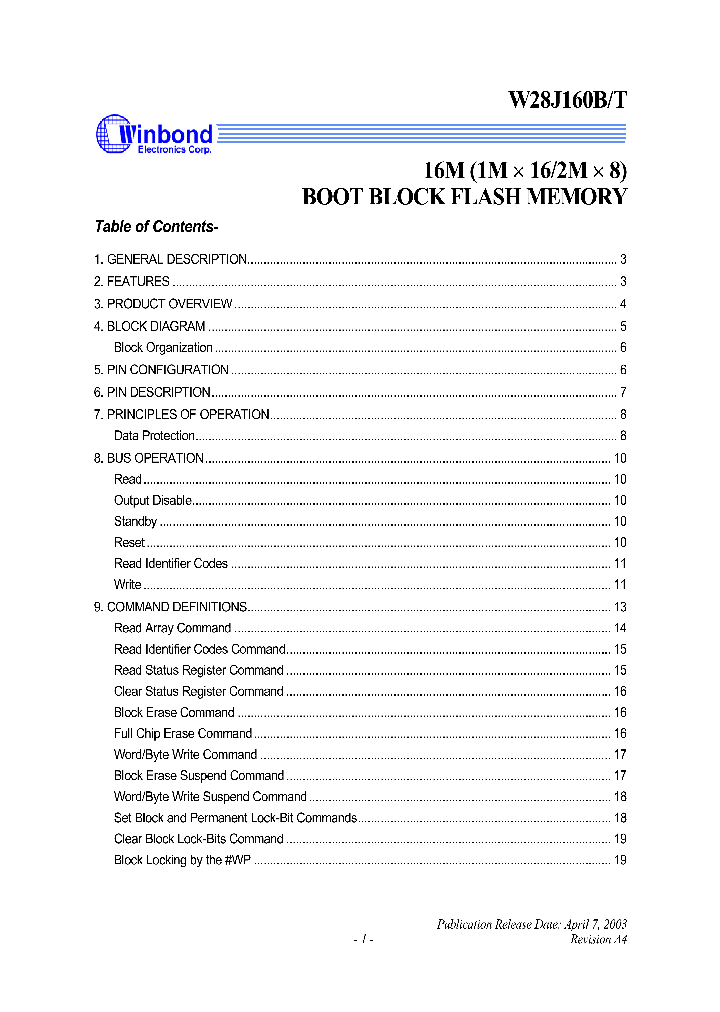 W28J160TT90C_924494.PDF Datasheet