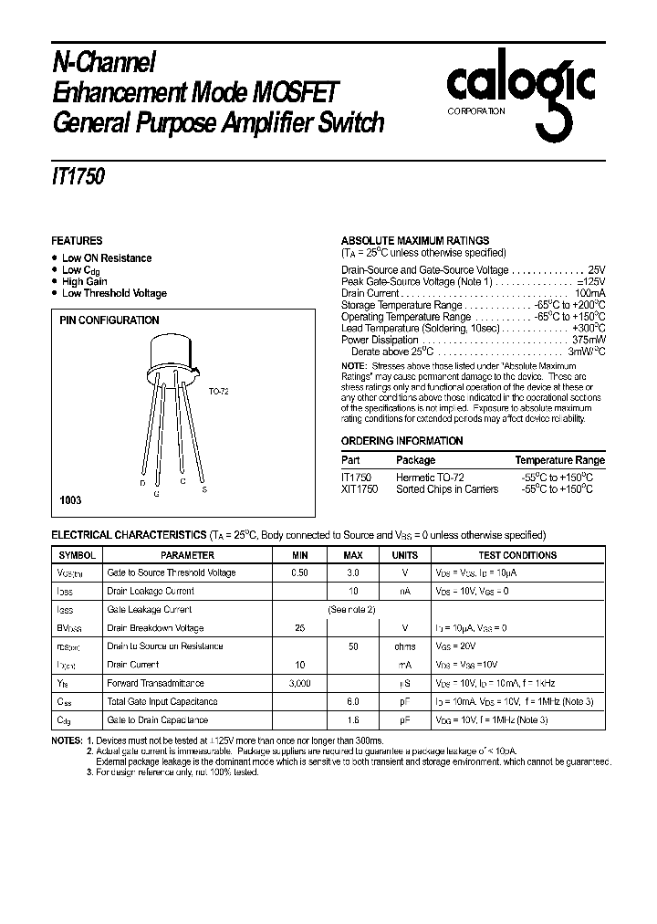 XIT1750_948252.PDF Datasheet