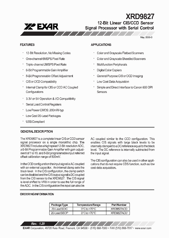 XRD9827ACD_816009.PDF Datasheet