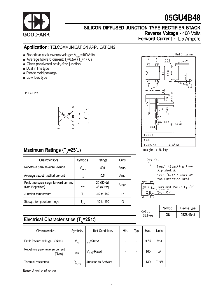 05GU4B48_1190107.PDF Datasheet