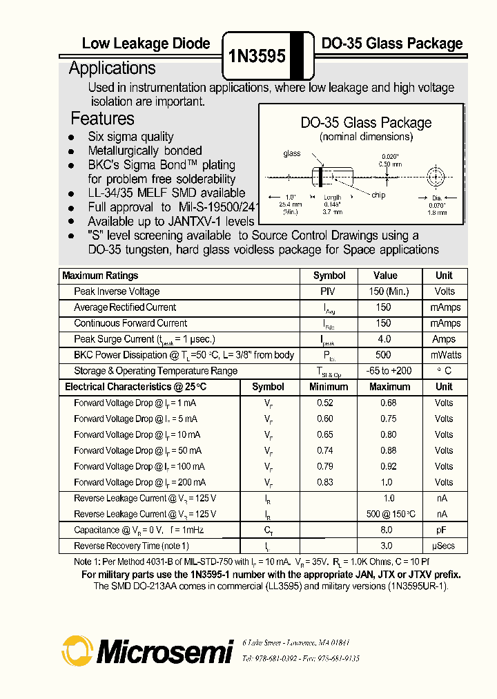 1N3595_1191606.PDF Datasheet