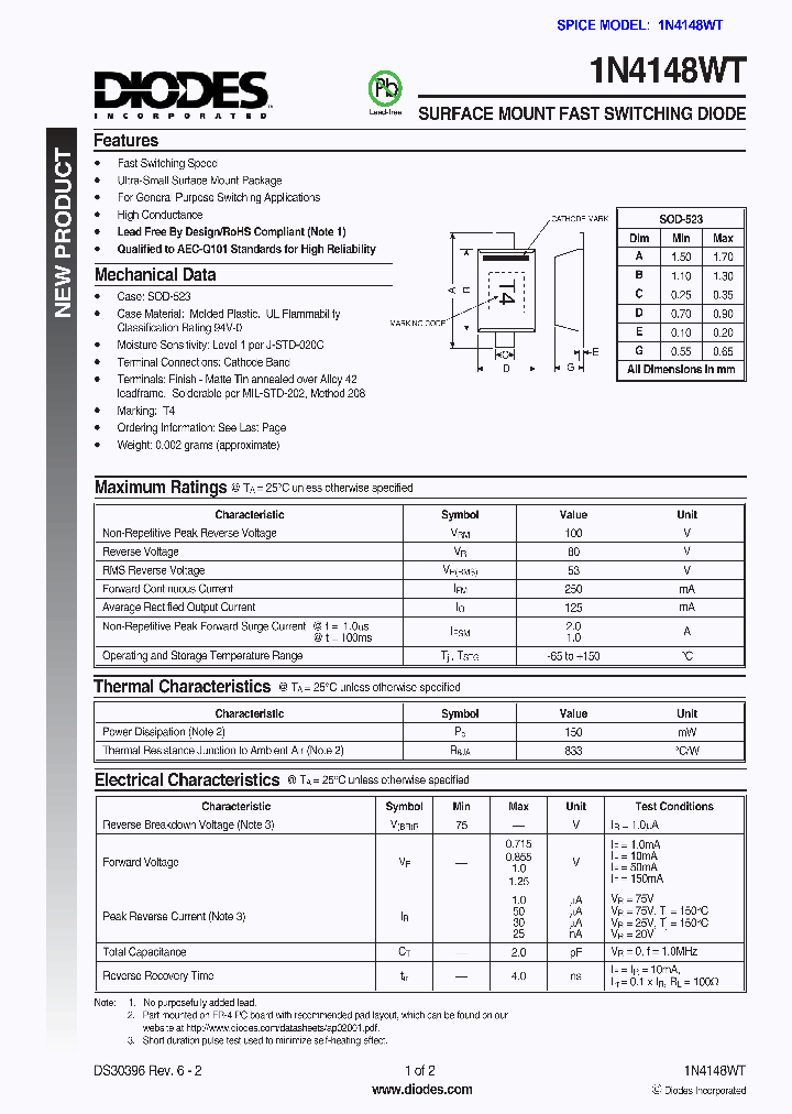 1N4148WT-7_1191733.PDF Datasheet