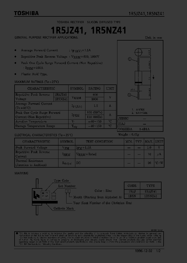 1R5NZ41_1192492.PDF Datasheet