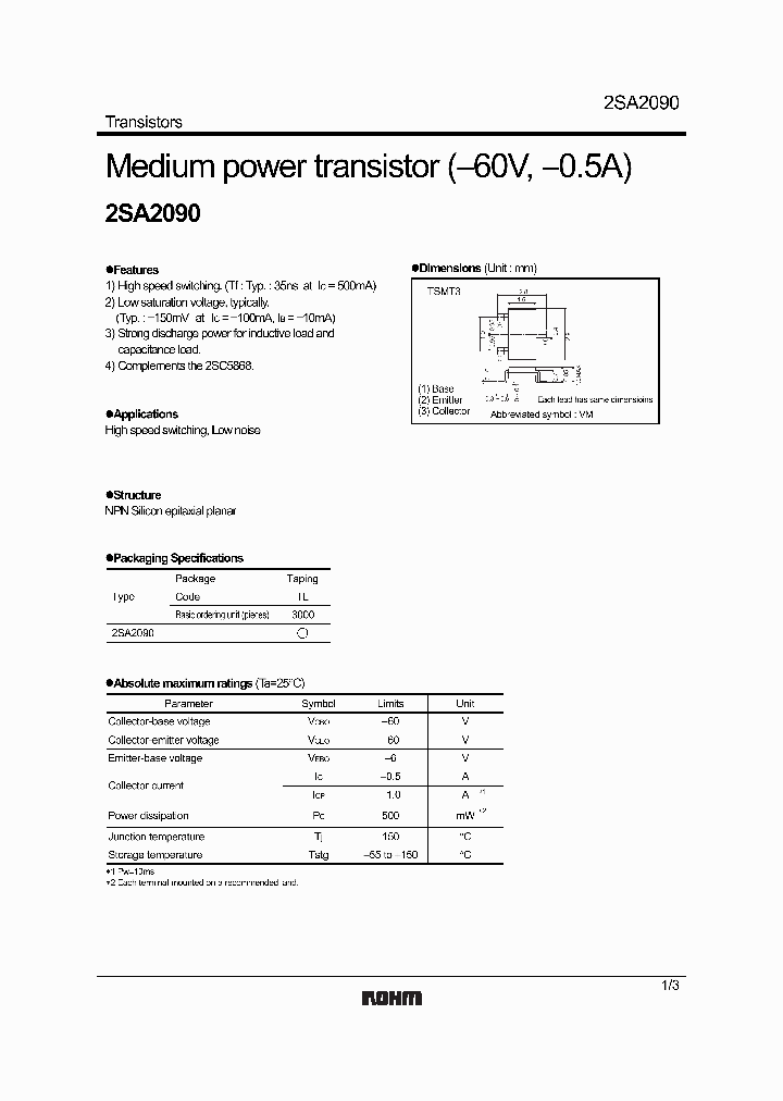 2SA2090_1194906.PDF Datasheet