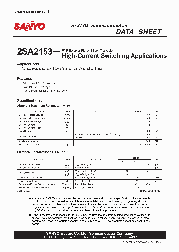 2SA2153_1043989.PDF Datasheet