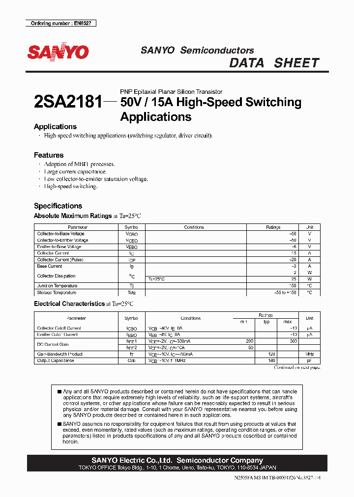 2SA2181_1043992.PDF Datasheet