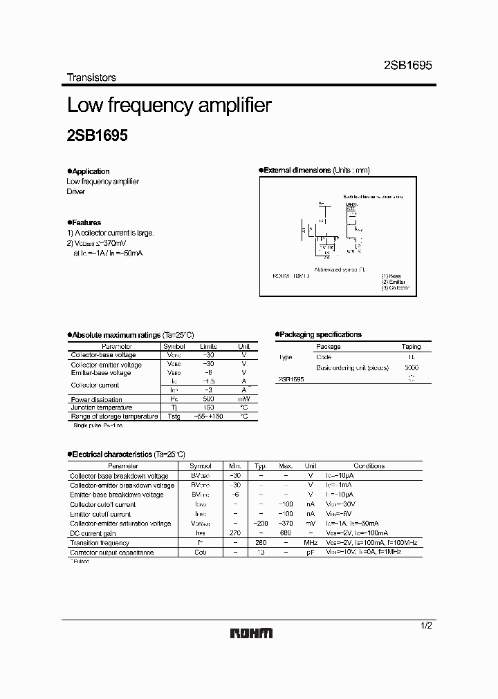 2SB1695_1195187.PDF Datasheet