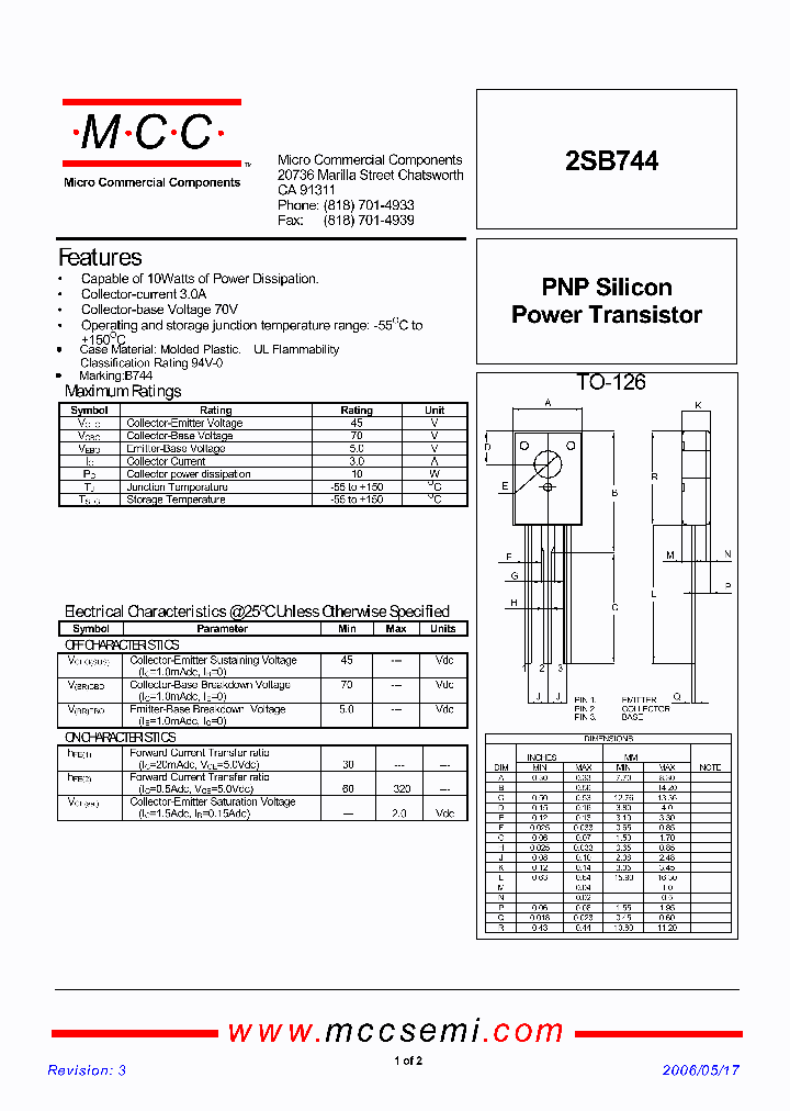 2SB744_1195243.PDF Datasheet