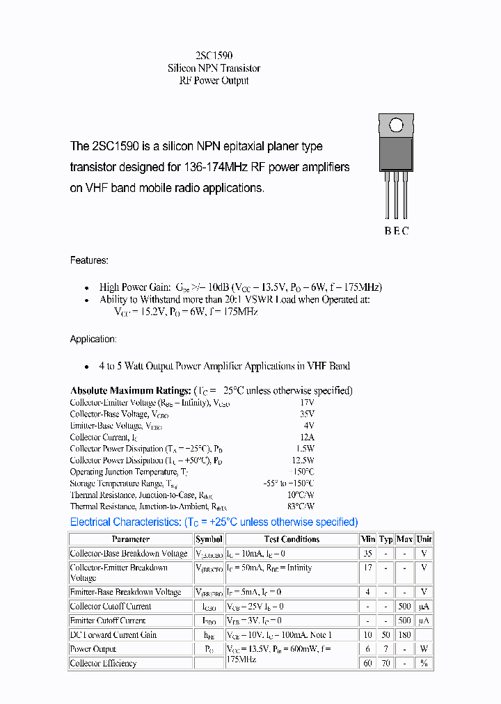 2SC1590_1045488.PDF Datasheet