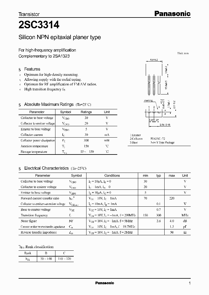 2SC3314_1195656.PDF Datasheet