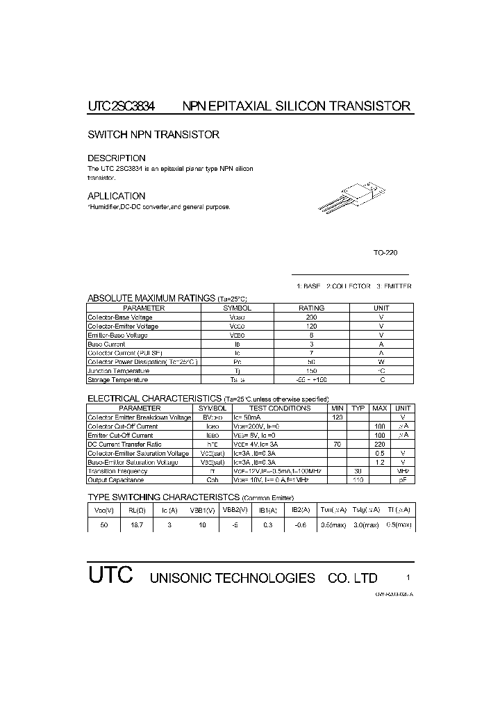 2SC3834_1195828.PDF Datasheet