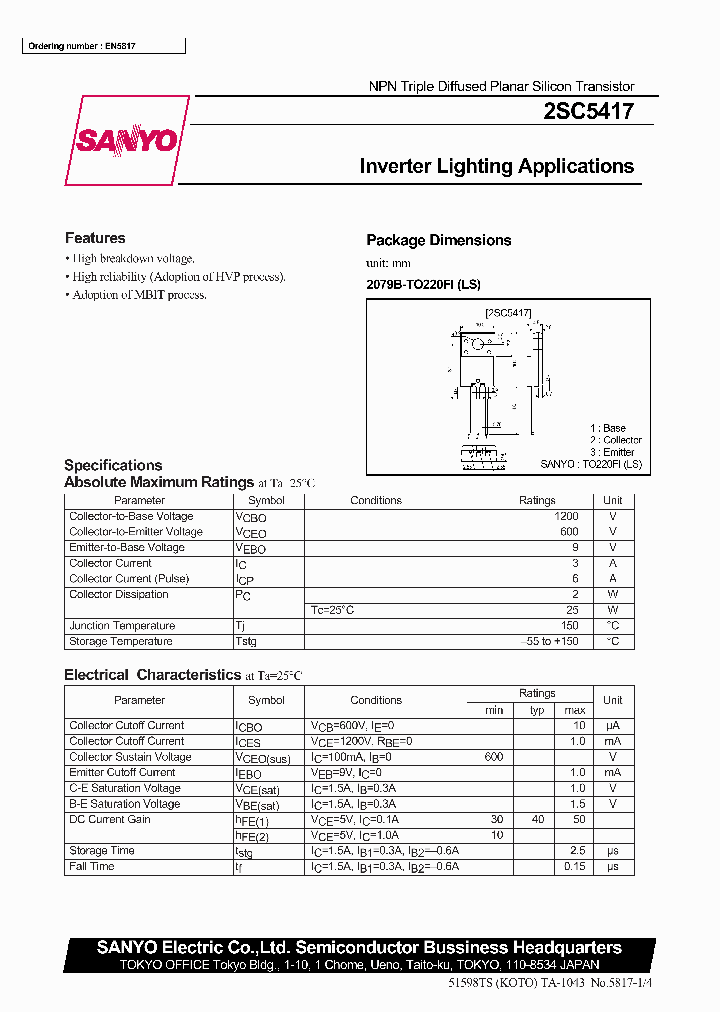 2SC5417_1145374.PDF Datasheet