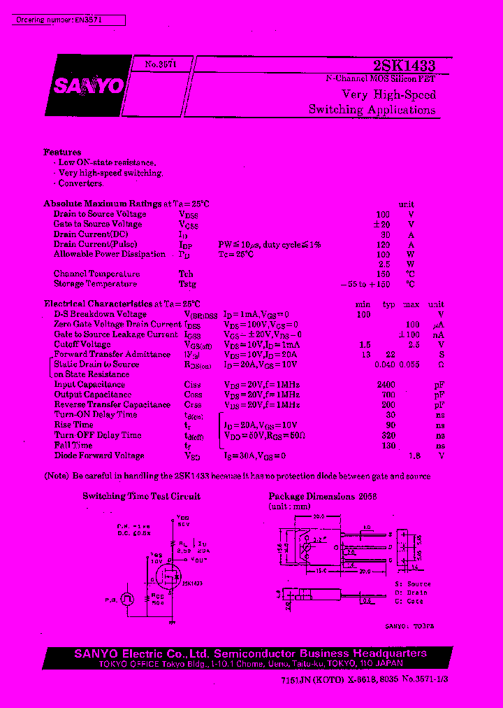 2SK1433_1197839.PDF Datasheet