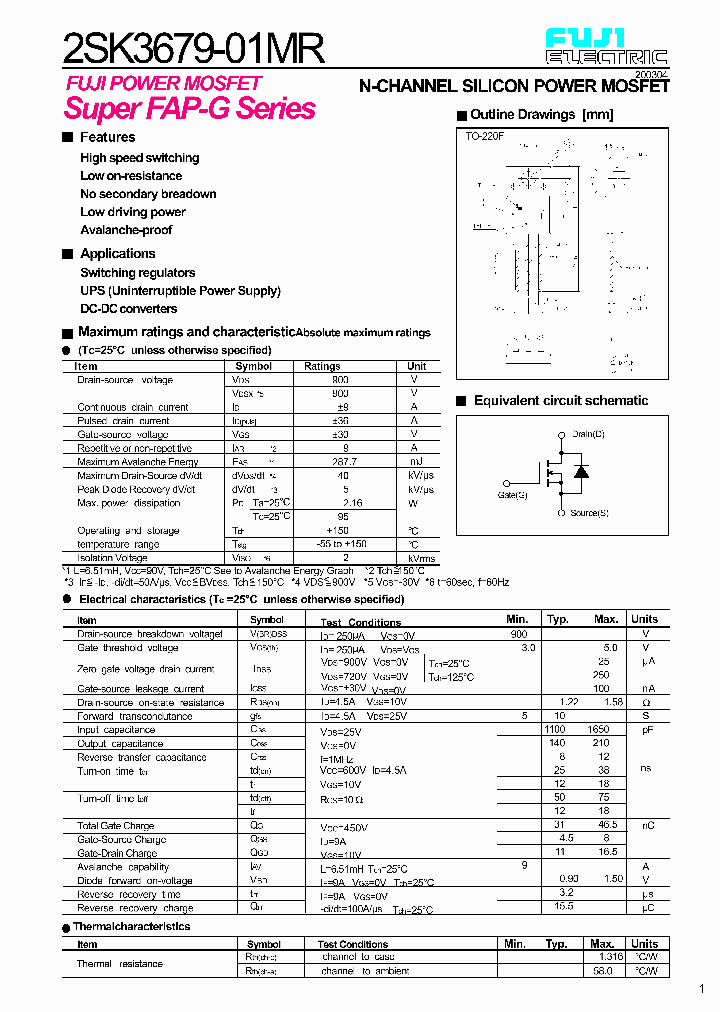 2SK3679-01MR_1198775.PDF Datasheet