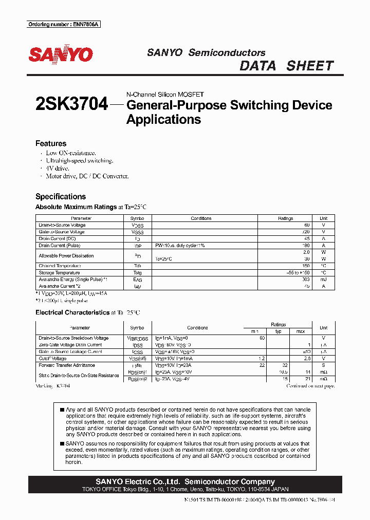 2SK3704_1198786.PDF Datasheet