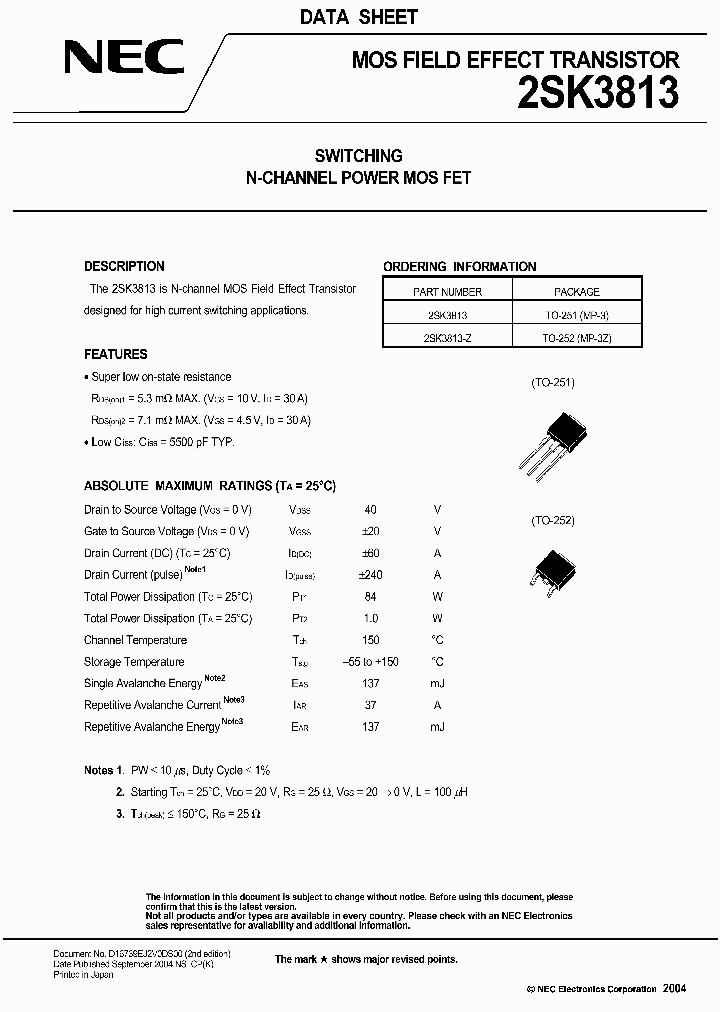 2SK3813_1025027.PDF Datasheet