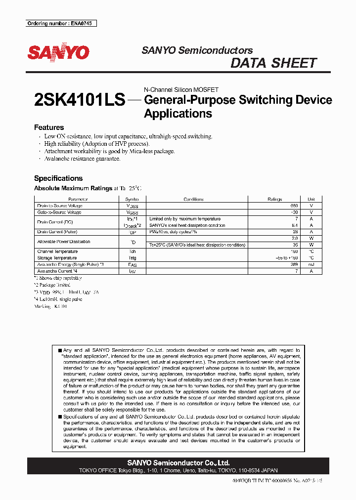 2SK4101LS_1061543.PDF Datasheet