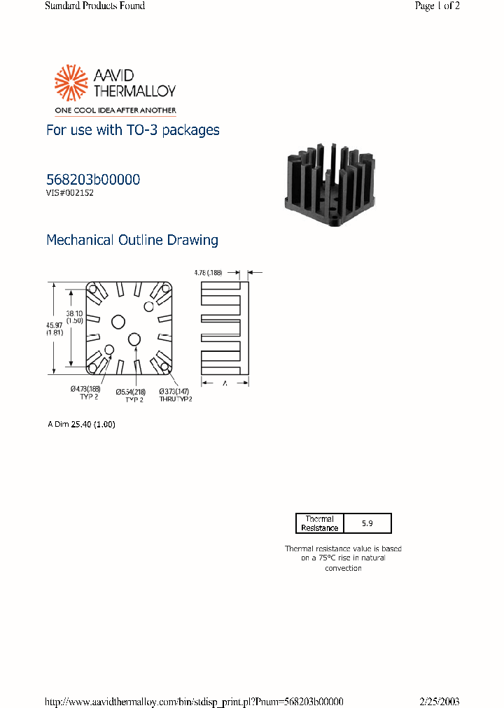 568203B00000_1200499.PDF Datasheet